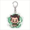 Hell Music Keychain Animação em torno de sapinhos Maru Ehai Ya Esquerda Pendurado Batalhão Guarda Gangue Zuo Chefu Zhi Pingente Acrílico