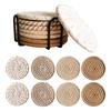 Juego Mayorista de 5 Piezas de Posavasos de Fabricantes, Juego de Amazon de Almohadillas Aislantes para Portavasos, Posavasos para Tazas Soporte para Envío Directo y Etiquetado