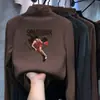 Camiseta de manga comprida com gola alta para meninos De Rong, novo estilo outono/inverno, top moderno para crianças e bebês, adequada para usar no outono