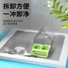 Comedero transparente multifuncional para loros montado en el techo, bebedero, caja de comida a prueba de salpicaduras para pájaros, caja de comida externa con diseño extraíble, jaula para pájaros