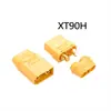 Conector XT90H Modelo XT90H-M/XT90H-F Conector de conexão de bateria de aeronave modelo Motor Conector banana com bainha Bateria de lítio