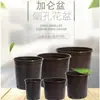 Macetas de Galón al por Mayor, Macetas Negras Grandes para Flores, Macetas de Madera para Invernadero de Plantas, Macetas de Plástico Espeso para Verduras, Macetas para Árboles Frutales