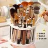 Organizador de Cosméticos Organizador de Mesa para Estudante Porta-Canetas de Grande Capacidade Suporte de Armazenamento Multifuncional Suporte de Exibição para Pincéis de Maquiagem