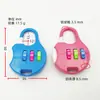 Direto do fabricante: cadeado para papelaria, mini cadeado de senha, cadeado pequeno para cadernos, mochila escolar de desenho animado, cadeado de senha para malas, tamanho pequeno