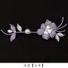 Botón Cheongsam Original Hecho a Mano Botón Nuevo Chino Perla Flor Peonía Hebilla Dura Retro Hanfu Traje Tang Botón Tejido