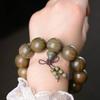 Pulsera de Sándalo Verde de Montaña Vieja de Argentina Sumergida 108 Piezas Pulsera de Sándalo Cuentas de Buda Colgante para Engranaje de Coche para Hombre y Mujer