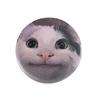 Broche de Lata de Gato Lindo de Dibujos Animados para Niña Insignia Versátil para Decoración de Ropa Bolsa de Lona