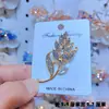 Oferta Especial Broche Anti-exposição Temperamento de Alta Classe Corsage Liga Zinco Strass Incrustado Acessórios Decote V Doce Versátil Pino