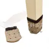 Capas de Perna de Mesa e Cadeira Tricotadas, Silenciosas, Antiderrapantes, Resistentes ao Desgaste, Espessadas, Protetores de Perna de Mesa Domésticos, Capas Protetoras Color Block