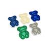 Fabricantes de fuentes de bordado de cepillo de dientes tridimensional, parche de tela con degradado de bordado de cuentas, parche para ropa, etiqueta decorativa, etiqueta de tela con pegamento trasero