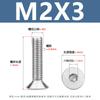 Tornillos de Cabeza Plana de Acero Inoxidable 304 con Hexágono Interior Din7991 Tornillos de Cabeza Avellanada con Hexágono Interior M2M2.5M3M4M5-M10