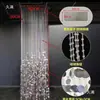 Nueva Cortina de Cuentas de Cristal Acrílico Adorno Colgante con Lentejuelas Plateadas Fondo de Escenario de Boda Hotel Accesorios de Boda con Lentejuelas Doradas