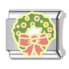Campana de Navidad de Amazon Transfronteriza Pulsera Módulo Italiano DIY Gota de Aceite Elástico Correa de Módulo de Año Nuevo