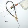 Nueva correa de muñeca larga de cristal de venta caliente transfronteriza, correa corta de teléfono con diamantes de imitación, llavero de moda