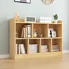 Librero de Madera Maciza de Pie para Niños Librero Simple Combinación Gabinete de Rejilla Gabinete Bajo Hogar Simple Moderno Gabinete de Almacenamiento
