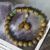 Sândalo Verde 8mm Círculo Único Pulseira de Bambu DIY Pulseira para Homens e Mulheres Decoração de Mão Joia Rosário