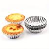 Molde para tarta de huevo de aleación de aluminio al por mayor, revestimiento antiadherente, copa de crisantemo, molde para tarta de huevo portuguesa, herramienta para hornear DIY