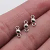 4X8Mm 0.2g Joias Multicor Atacado Conector Artesanal DIY Bola Redonda Conector de Pingente Pequeno