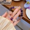 Nuevo Estilo Étnico Chino Pulsera de Cristal Púrpura Qi Donglai Diseño Simple Pulsera Bafanglai de Esmalte Coloreado Suministro en Vivo