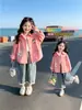 Camisa de Primavera para Meninas 2026 Nova Roupa de Primavera para Bebê Menina Manga Longa Camisa de Desenho Animado Crianças Menina Pequena Jaqueta Casual