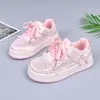 Moda 2026 Zapatos de Malla Transpirable de Suela Suave Malla Simple para Niñas Zapatos Deportivos con Paneles de Verano Zapatos Casuales Modelo Nuevo