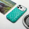 El diseño del sofá con estampado de lunares es adecuado para fundas de teléfono iPhone 16 Pro Max, y es un diseño nuevo y minimalista para la serie Apple 17, con una carcasa rígida.
