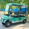 Autobús Pequeño Seis Plazas 6 Plazas Eléctrico de Cuatro Ruedas Coche Turístico con Techo Coche Turístico para el Hogar con Cobertizo Patrulla Pasajero Fábrica Leidezhu