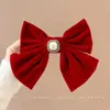 Pinza para el pelo de niña pequeña León Danzante Hanfu Borla Año Nuevo Accesorio para el pelo Peluca Princesa Lazo Adorno para el pelo Pinza para el pelo de niños
