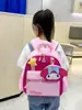 Mochila Deportiva Femenina Lindo Panda Rojo Mochila Infantil Pequeña Princesa Tarjeta Jardín de Infancia Grados 1-3 Bolso Escolar