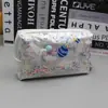 Bolsa de Cosméticos Ins Creativa de Gran Capacidad con Arena Movediza de Planeta Corazón Girly Estuche para Lápices de Estudiante Bolsa de Tocador de Viaje Billetera