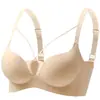 Ropa interior sin costuras para mujeres con poco busto, realzadora y engrosadora para una apariencia más grande, sin varillas, soporte lateral del busto, anti-caída, sujetador sexy