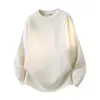 Suéter de punto de cuello redondo para hombre, de rayas o color liso, estilo simple, adecuado como capa base, con una estética "old money", para otoño e invierno, venta al por mayor desde una fábrica transfronteriza