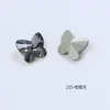 Mariposa Grande Dongzhou 10*9 Color Coñac Rosa Pedrería para Uñas Diamante de Imitación Colorido Decoración de Uñas Accesorios para Pasadores DIY