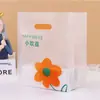 Bolsa de Empaque para Hornear Bolsa Tote Transparente de Plástico Bolsa de Cuatro Dedos Translúcida Empaque para Llevar Sushi Tostadas Pan Personalización