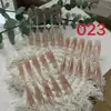 Puntas de Uñas de Colores Pre-Hechas Estilo Urbano, Uñas Portátiles Hechas a Mano con Degradado Difuminado, Fábrica de Productos Semi-Terminados de Arte para Uñas de Colores Premium de Alta Calidad