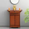 Mesa de Ofrendas, Altar Budista, Santuario Doméstico de Buda, Mesa de Adoración al Dios de la Riqueza, Gabinete Budista, Santuario de Estilo Chino, Gabinete de Santuario, Mesa de Ofrendas, Altar, Mesa para Incienso