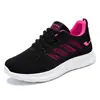 Zapatos de Mujer, Estilo Versátil de Primavera, Suela Suave, Zapatos Casuales Transpirables, Zapatos de Malla Fly-Knit, Tenis de Moda con Bloques de Color, Dropshipping