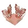 Boda Transfronteriza Hueca Tridimensional Mariposa Caja de Dulces de Chocolate Fiesta Navideña Caja de Azúcar Encaje de Papel Dorado Ahora