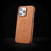 Adecuado para Iphone15Promax Patrón de piel de oveja magnético con tacto de piel Apple 13Pro Negocios Medio paquete Funda protectora dura 12