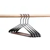 Percha de Madera de Haya de Hierro de Hombros Anchos Clase Lujo Ligero Modelo de Ropa de Hotel Habitación de Muestras Hogar Madera Maciza Antideslizante Sin Marcas Percha para Ropa