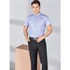 Camisa masculina e feminina mesmo estilo manga curta moda verão 2019 nova slim fit roupa de trabalho formal de negócios ol camisa profissional
