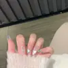 Uñas Postizas Usables, Uñas Usables Hechas a Mano, Uñas Ojo de Gato al por Mayor, Piezas de Uñas Usables, Piezas de Uñas para Manicura Usables Estilo Corto