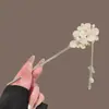 Grampo de Cabelo de Flor Super Feérico em Estilo Antigo, Novo Grampo de Cabelo com Borla Estilo Chinês, Acessório de Cabelo para Hanfu, Ornamento de Cabelo Exquisito de Alta Qualidade, Novo Modelo 2026