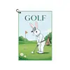 Toalla de golf de microfibra con textura de gofre, transfronteriza, con clip de mosquetón, diseño impreso, altamente absorbente y personalizable con tu propia imagen