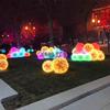 Lámpara LED para Paisajismo Exterior Impermeable Fibra Óptica de Acero Inoxidable Lámpara de Caña Decoración de Patio Comunitario Lámpara LED de Caña