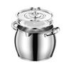 Olla para Filtrar Aceite de Acero Inoxidable con Malla Filtrante, Contenedor de Aceite, Olla para Freír, Olla Filtrante para el Hogar, Tanque de Almacenamiento de Aceite, Separador de Residuos de Aceite, Recipiente para Manteca con Tapa