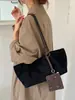Bolso nuevo para mujer, gran capacidad, versátil para uso diario, bolso tipo cesta de alta gama para el trabajo, bolso de hombro, bolso tote, bolso de nicho