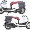 Carro muscle Wolf adequado para Sanyang fit 5 bolsa lateral bolsa lateral caixa lateral retrô bolsa de capacete à prova d'água liberação rápida especial