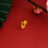 Anillos de Moda para Mujer, Estilo de Gama Alta de Nicho, Joyería Sencilla de Cobre Chapado en Oro, Anillos Ajustables, Accesorios para Mujer, Nuevos Productos Transfronterizos