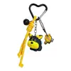 Chaveiro DIY Filhote de Abelha Pingente Criativo para Bolsa Boneca Fofa de Resina Anel de Chaveiro Exquisito Pingente